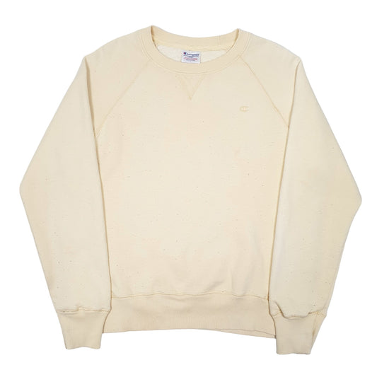 Womens Yellow Champion Crewneck Jumper