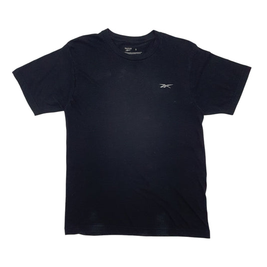 Mens Black Reebok Short Sleeve T Shirt