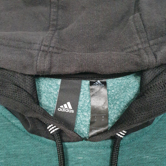 Mens Green Adidas Hoodie Jumper