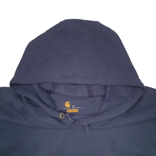 Mens Navy Carhartt Workwear Hoodie Jumper