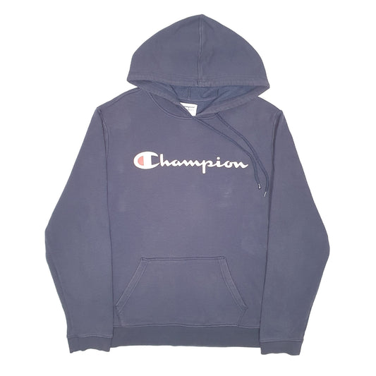 Mens Navy Champion Hoodie Jumper