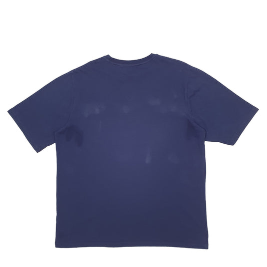 Mens Navy Reebok Short Sleeve T Shirt