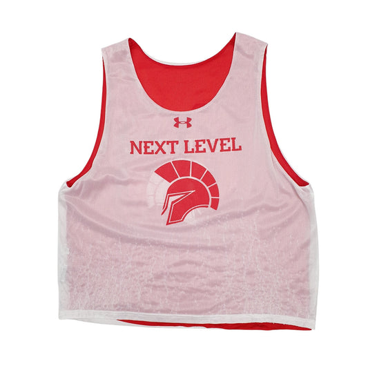 Mens Red Under Armour Basketball Jersey Vest Short Sleeve T Shirt