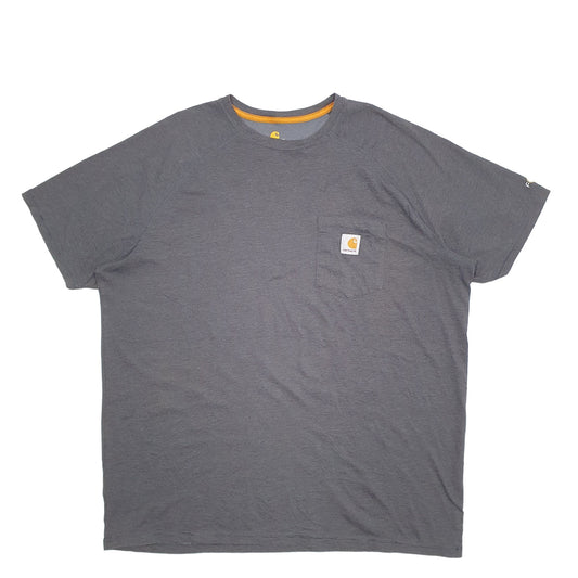 Mens Grey Carhartt Short Sleeve T Shirt