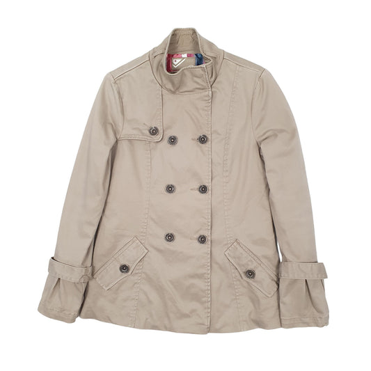 Womens Beige Oakley Double Breasted Coat