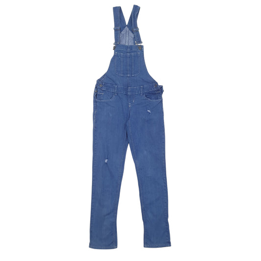 Womens Blue Sugar Dungaree Trousers
