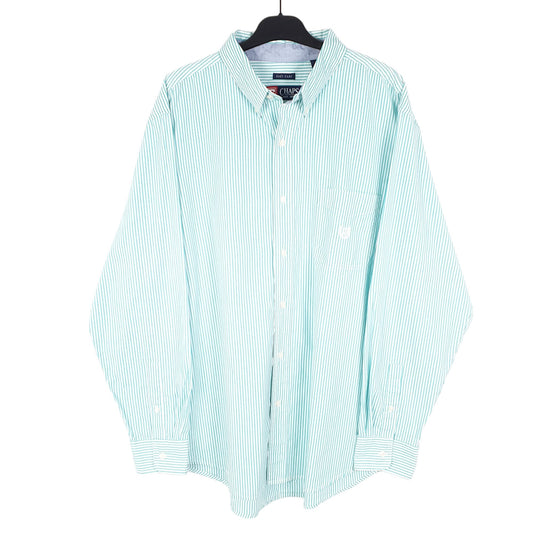 Mens Green Chaps Long Sleeve Shirt