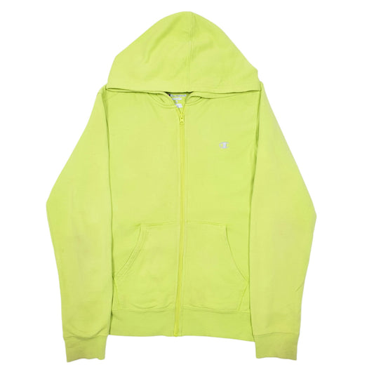 Womens Green Champion Hoodie Full Zip Jumper