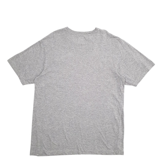Mens Grey Kappa Spellout Short Sleeve T Shirt