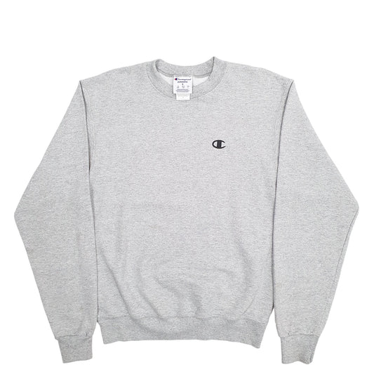 Mens Grey Champion Crewneck Jumper