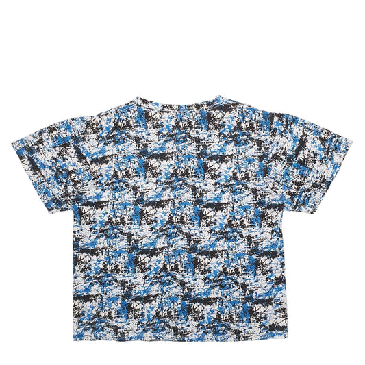 Womens Blue Adidas Spellout Short Sleeve T Shirt