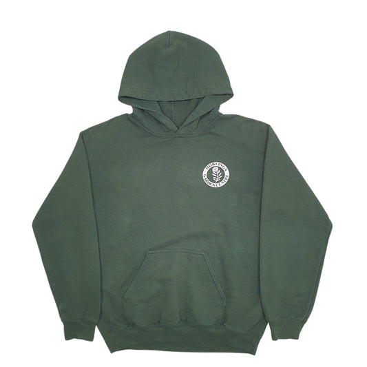 Womens Green Gildan Gardening Hoodie Jumper