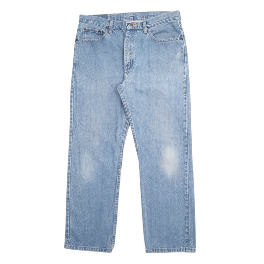 Mens Blue Wrangler Casual JeansW34 L29
