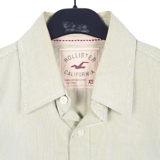 Mens Green Hollister Long Sleeve Shirt