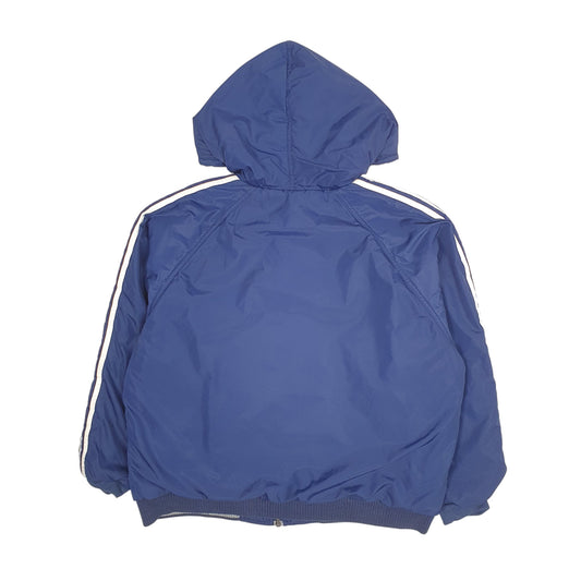Mens Navy Adidas Reversible Vintage 90s Originals Coat