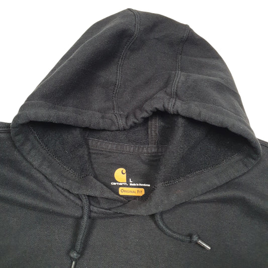 Mens Black Carhartt Workwear Hoodie Jumper