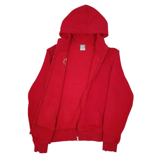 Mens Red Nike Full Zip Jumper