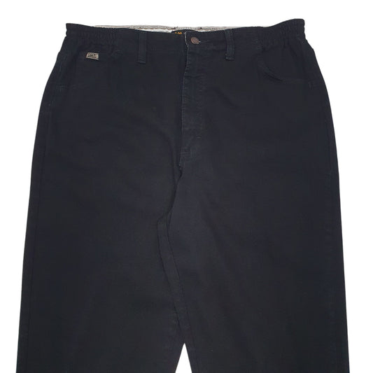 Womens Black Lee Stretch Relaxed JeansW36 L33