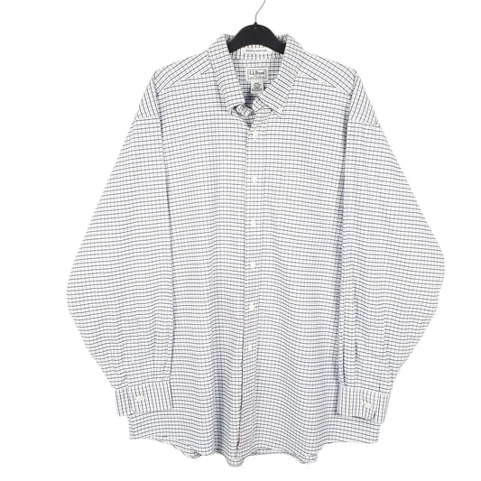 Mens Blue L.L.Bean Long Sleeve Shirt