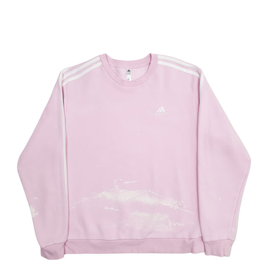 Womens Pink Adidas Crewneck Jumper