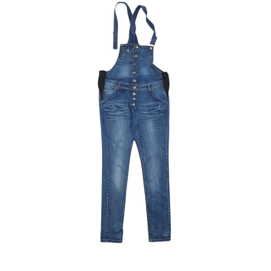 Womens Blue Unbranded Dungaree Trousers