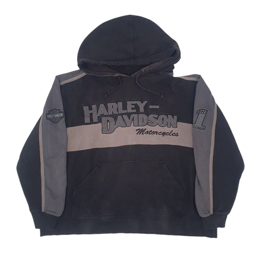 Mens Black Harley Davidson Hoodie Jumper