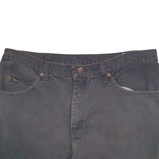 Mens Black Lee Casual JeansW38 L32