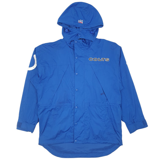 Mens Blue Puma NFL Colts Hoodie Coat