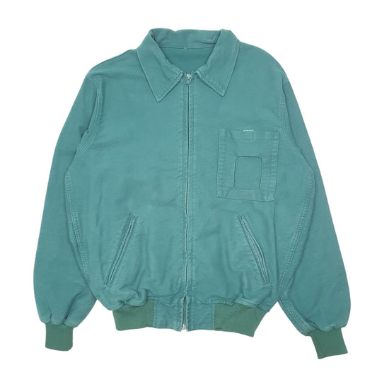 Mens Green Unbranded Military Style Flight Coat