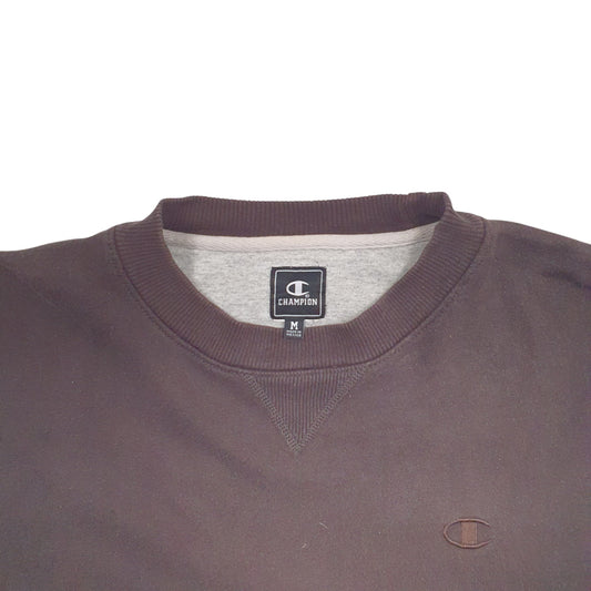 Mens Brown Champion Crewneck Jumper