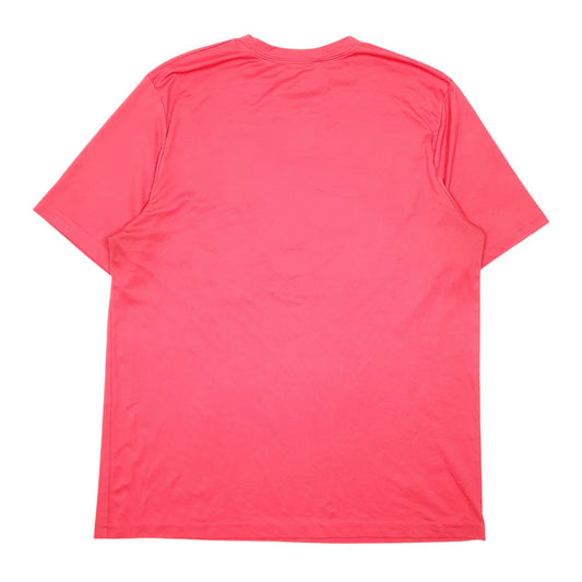 Mens Red Adidas Michigan School Football USA Short Sleeve T Shirt