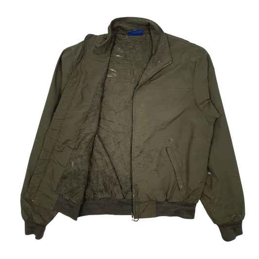 Mens Green Dickies Fleece Lined Full Zip Coat