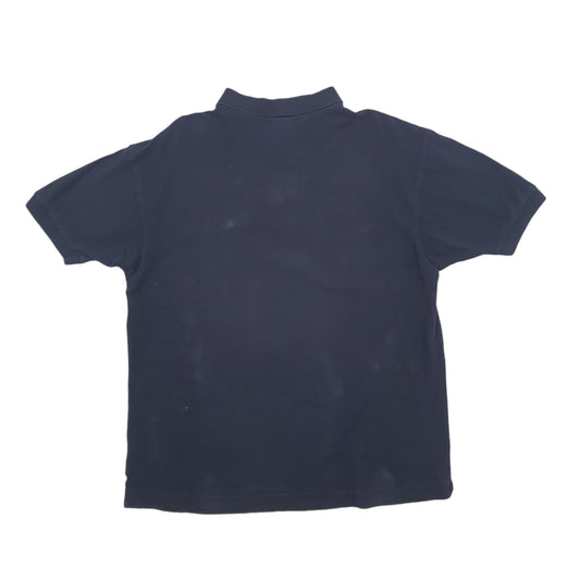 Mens Navy Lacoste Short Sleeve Polo Shirt