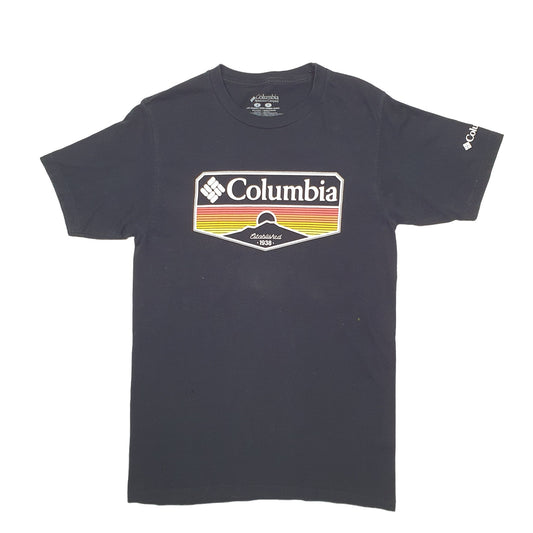 Mens Black Columbia Sportswear Short Sleeve T Shirt
