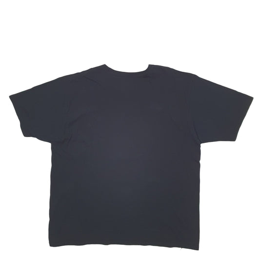 Mens Black Adidas Spellout Short Sleeve T Shirt