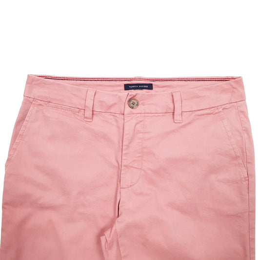 Womens Pink Tommy Hilfiger Chino Trousers