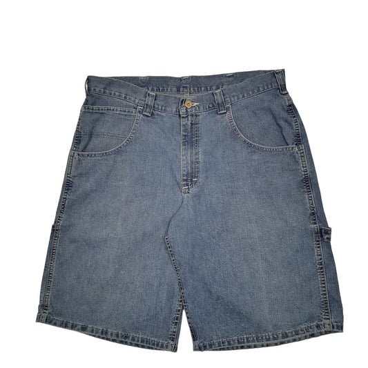 Mens Blue Lee Dungarees Carpenter Shorts