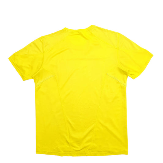 Mens Yellow Adidas Short Sleeve T Shirt