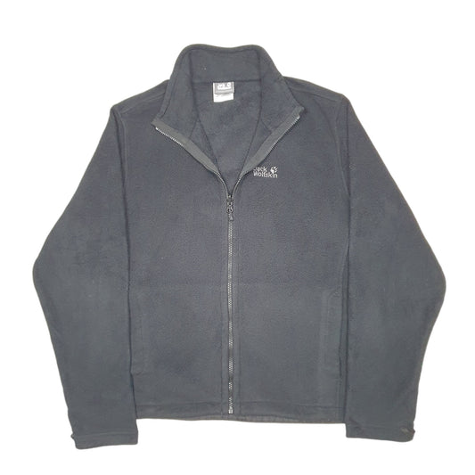 Mens Black Jack Wolfskin Nanuk 200 Full Zip Jumper