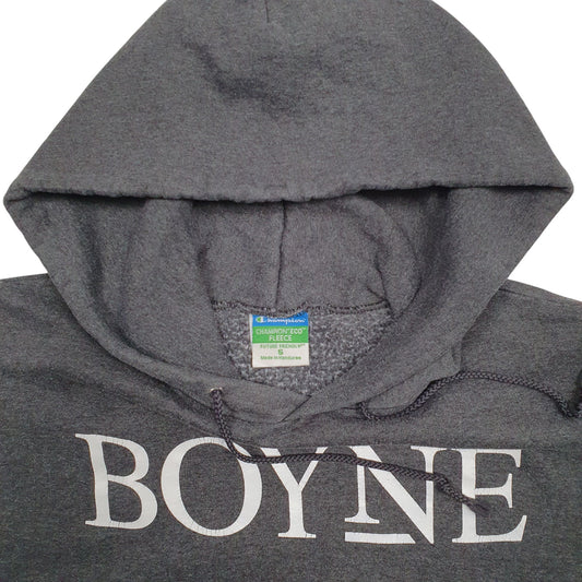 Womens Grey Champion Boyne Spellout Crewneck Jumper