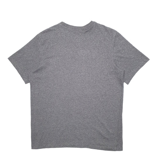 Mens Grey Nike Spellout Short Sleeve T Shirt