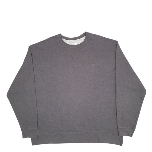 Mens Grey Champion Crewneck Jumper