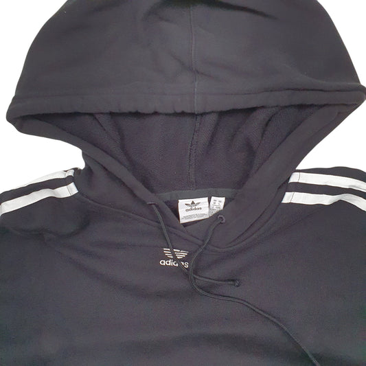 Womens Black Adidas Hoodie Jumper