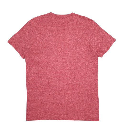Mens Red Levis Pocket Short Sleeve T Shirt
