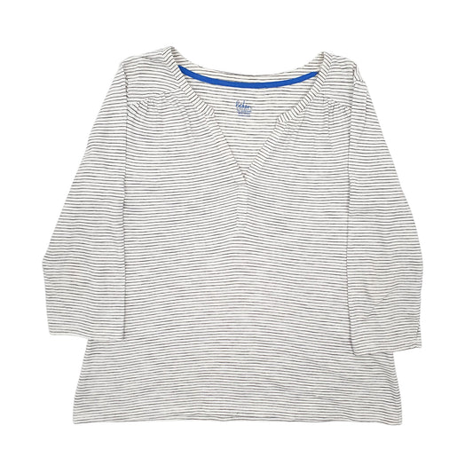 Womens White Boden Long Sleeve T Shirt