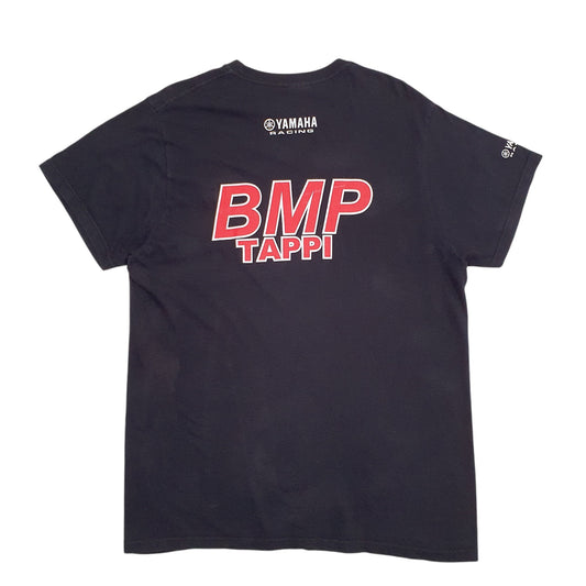 Mens Black Russell Athletic Superbike SBK Yamaha Racing Short Sleeve T Shirt