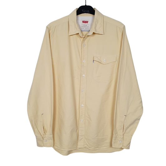 Mens Yellow Levis Long Sleeve Shirt