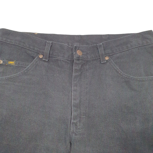 Mens Black Lee Casual JeansW36 L30
