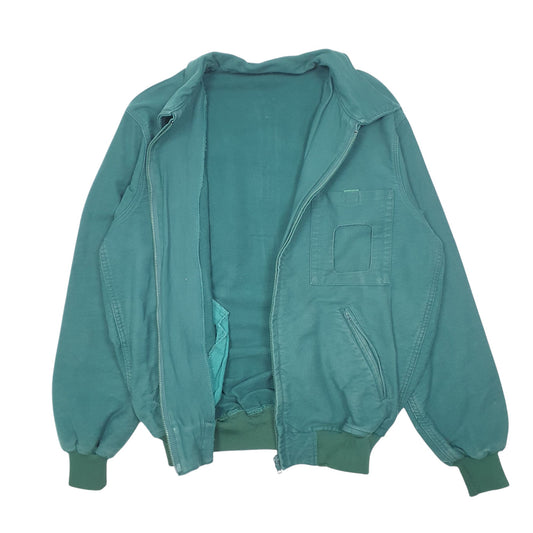 Mens Green Unbranded Military Style Flight Coat