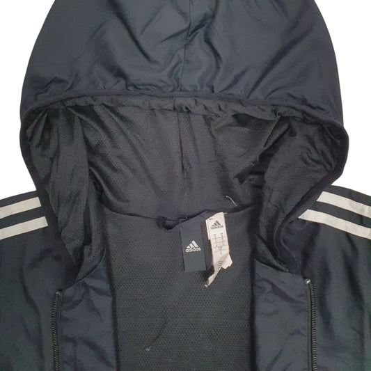 Womens Black Adidas Hoodie Coat